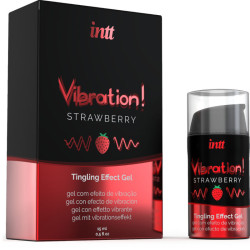 Intt - Puissant Stimulant Intime Gel Vibrant Liquide Fraise 15 Ml
